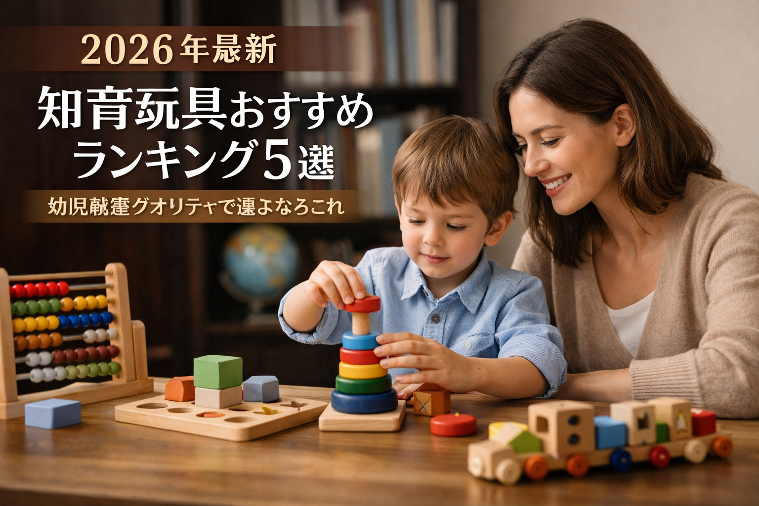 【2026年最新】知育玩具おすすめランキング5選｜幼児教室クオリティで選ぶならこれ