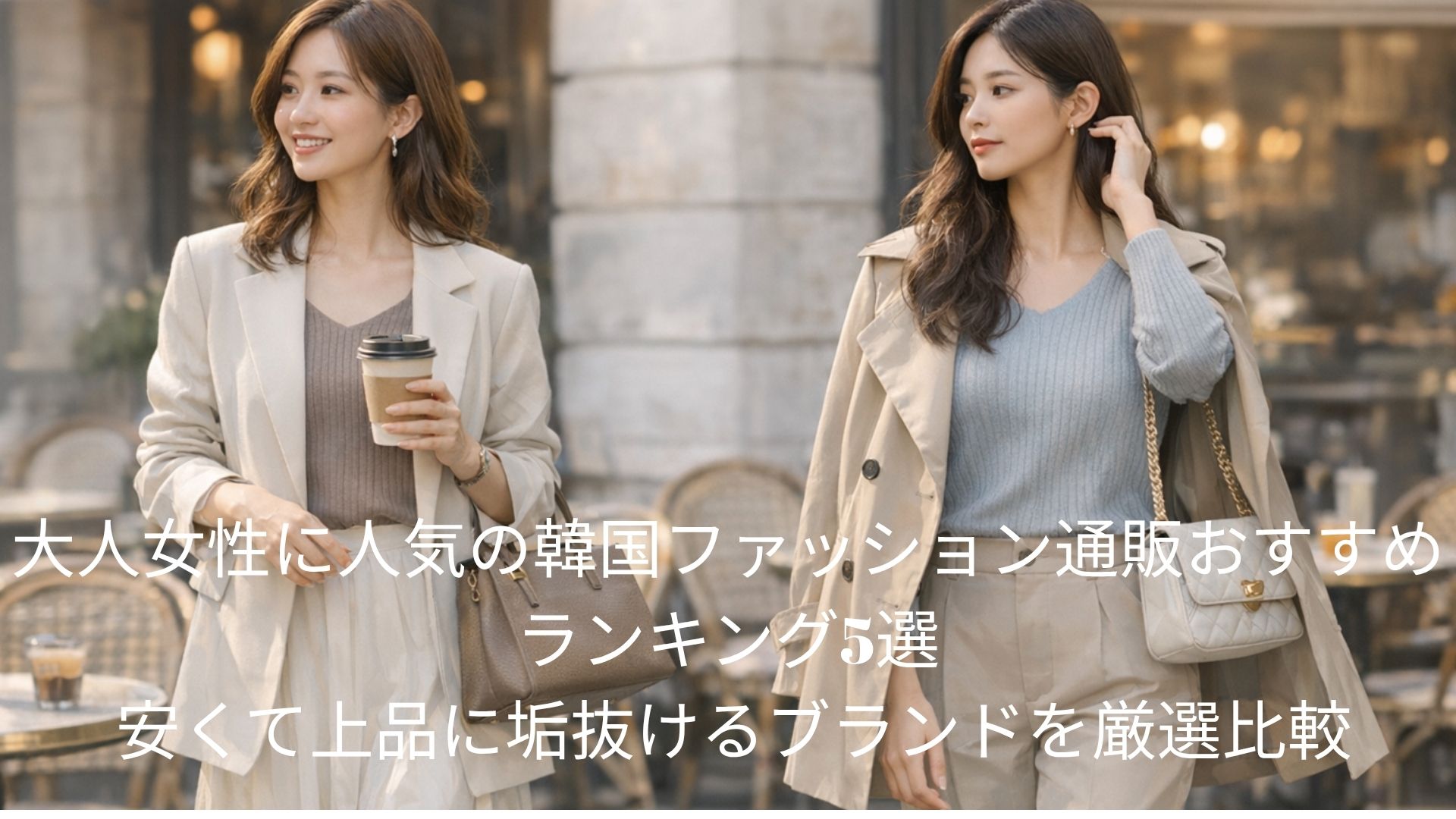 大人女性に人気の韓国ファッション通販おすすめランキング5選 安くて上品に垢抜けるブランドを厳選比較