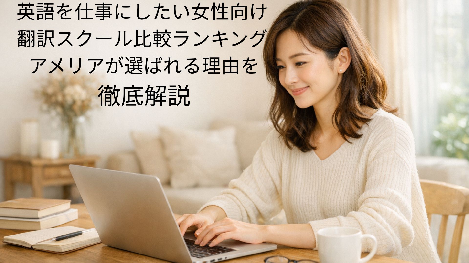 英語を仕事にしたい女性向け 翻訳スクール比較ランキング アメリアが選ばれる理由を徹底解説