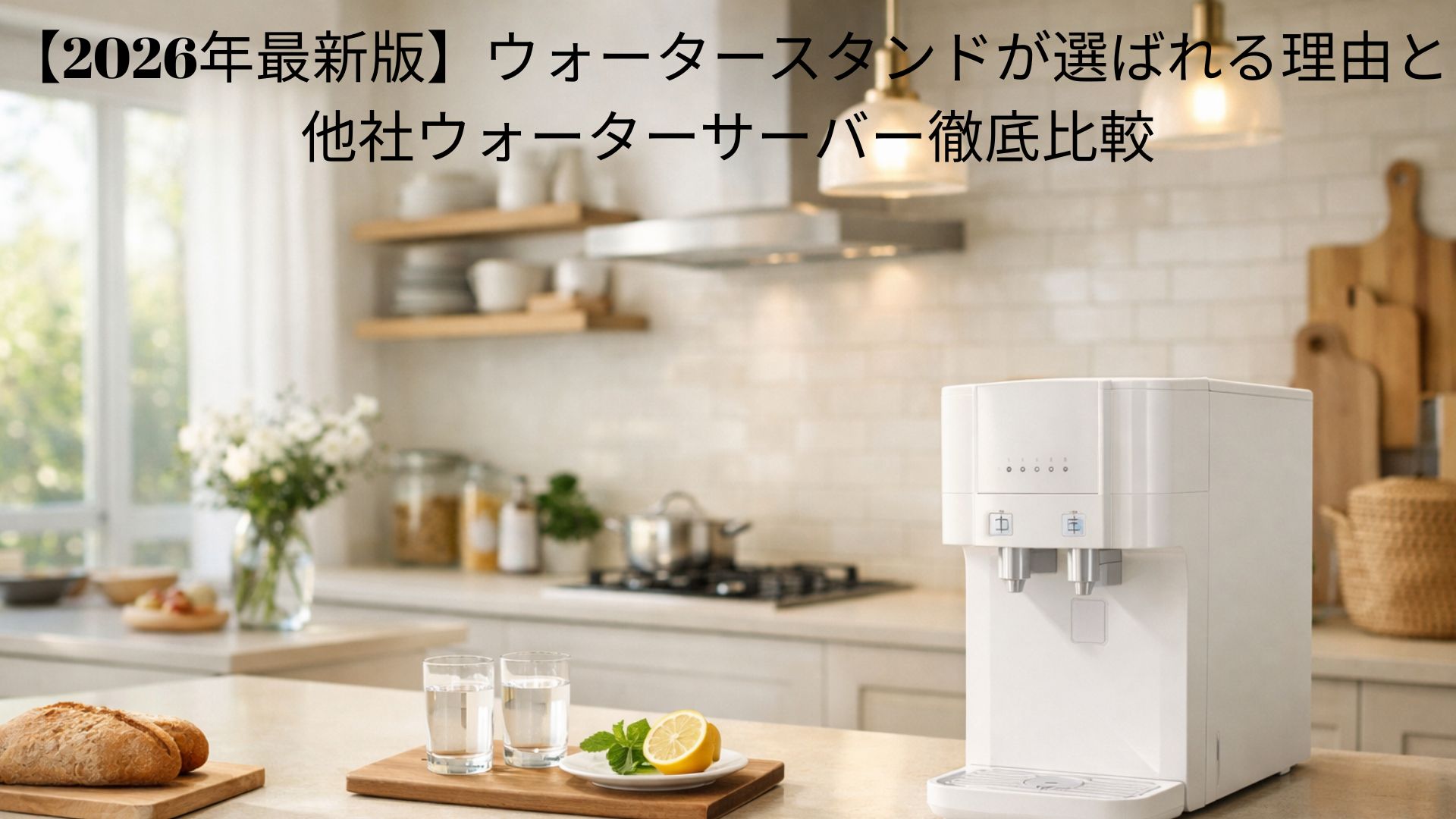 【2026年最新版】ウォータースタンドが選ばれる理由と他社ウォーターサーバー徹底比較